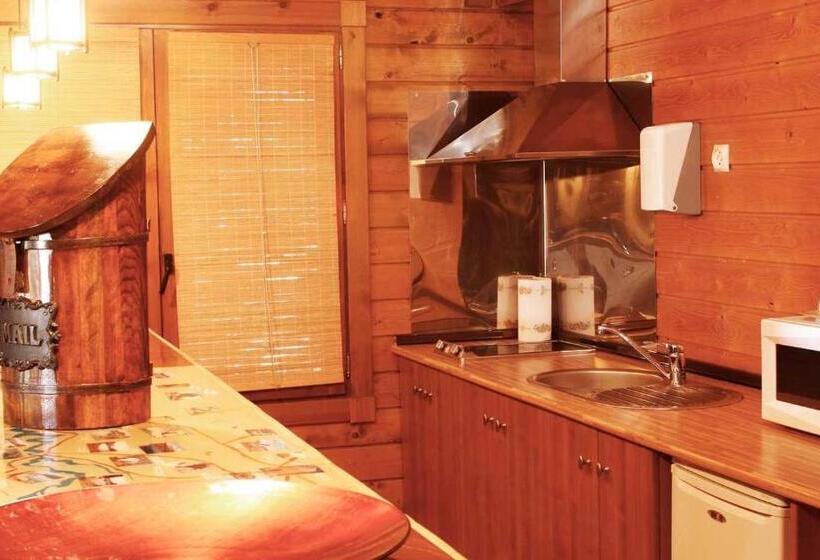 سوییت با چشم‌انداز باغ, Casas De Madera Los Molinos