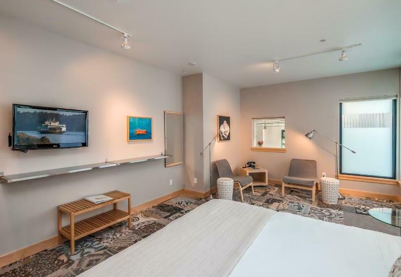 اتاق استاندارد با تخت بزرگ, Island Inn At 123 West