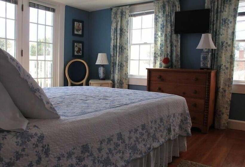 스탠다드 룸 더블 침대 바다 전망, An English Garden Bed & Breakfast
