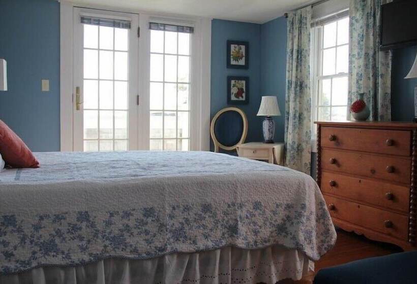 스탠다드 룸 더블 침대 바다 전망, An English Garden Bed & Breakfast