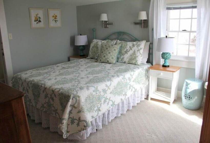스탠다드 룸 더블 침대 바다 전망, An English Garden Bed & Breakfast