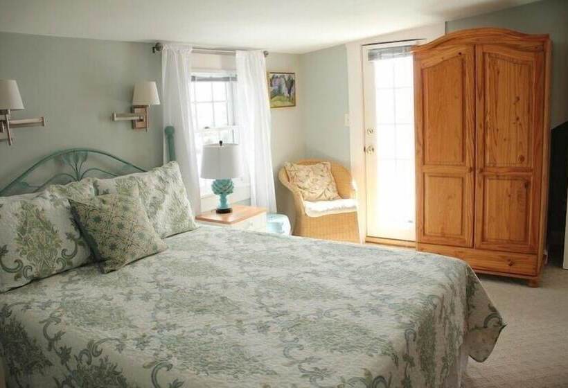 스탠다드 룸 더블 침대 바다 전망, An English Garden Bed & Breakfast