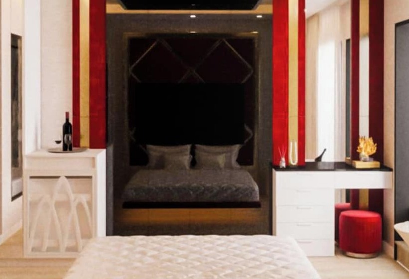 اتاق اساندارد با چشم‌انداز جانبی به دریا, Granada Luxury Red Adult Only