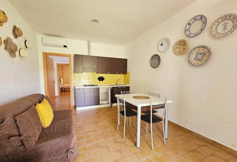 آپارتمان 1 خوابه با چشم‌انداز باغ, Agriturismo Il Migliarino
