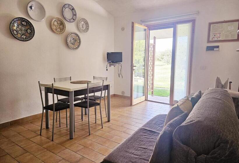 آپارتمان 1 خوابه با چشم‌انداز باغ, Agriturismo Il Migliarino