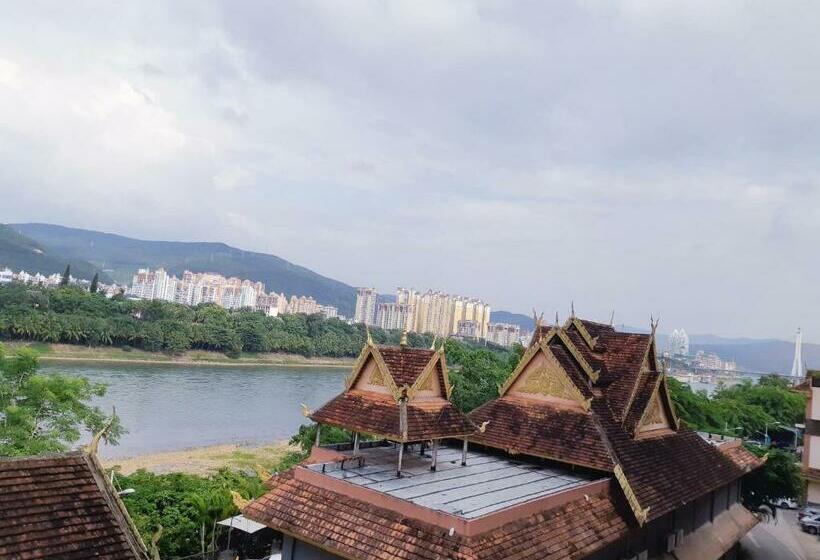 اتاق استاندارد با چشم‌انداز رودخانه, Xishuangbanna Aerial Garden Daijiangnan Mekong River South Business