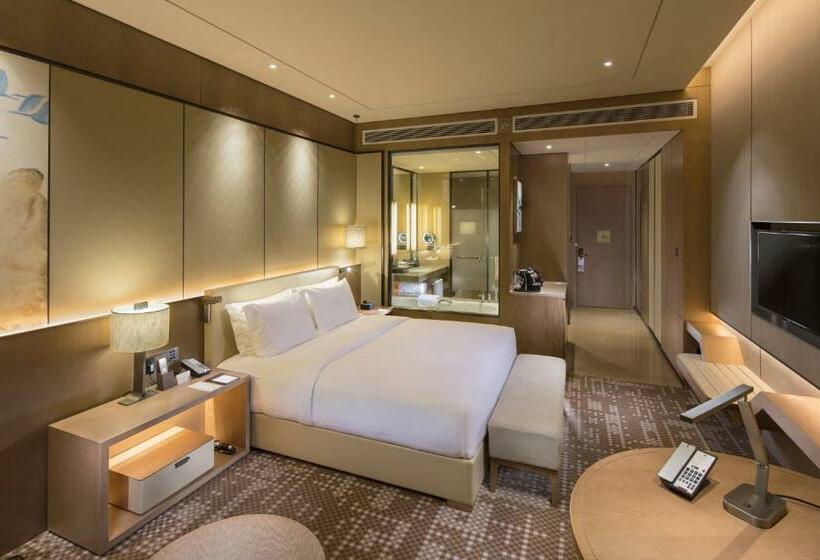 اتاق دلوکس با تخت کینگ و چشم‌انداز, Doubletree By Hilton Hotel Xiamen   Haicang