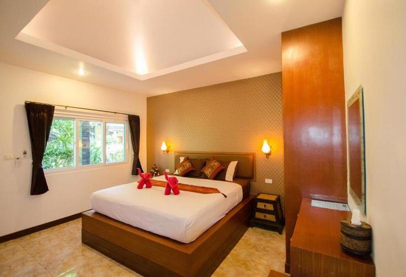 اتاق لوکس با چشم‌انداز باغ, Nid's Bungalows