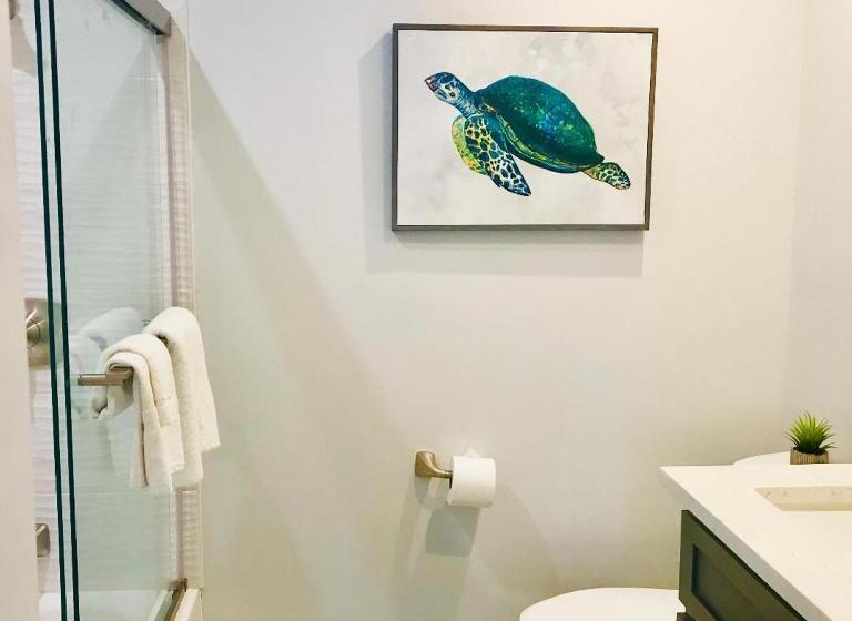 آپارتمان 1 خوابه با چشم‌انداز استخر, Sea Turtle Inn