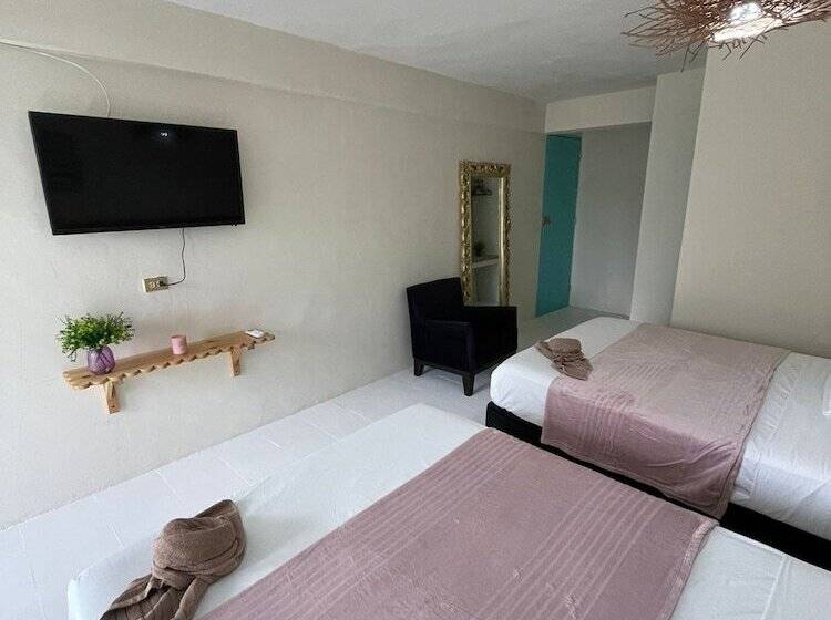 اتاق استاندارد با بالکن, Cacao Spa Cozumel