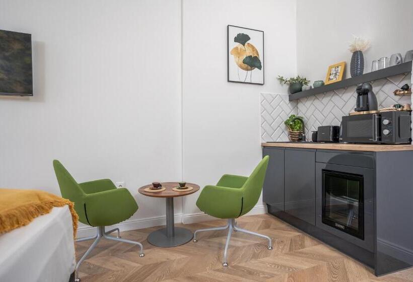 استودیو استاندارد با بالکن, V62 Studio Apartments  In The Downtown