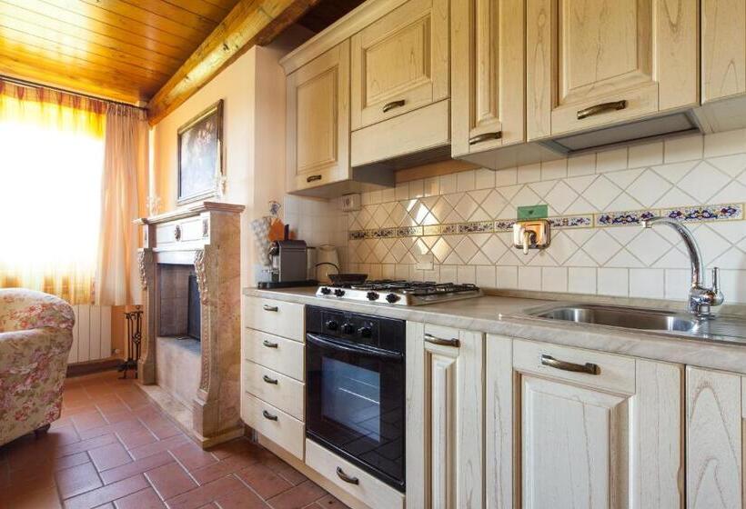 آپارتمان 1 خوابه با چشم‌انداز باغ, Agriturismo Villa La Maesta