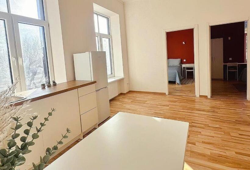 اتاق استاندارد با سرویس بهداشتی مشترک, Warm & Cozy Apartment At Akmenu Iela