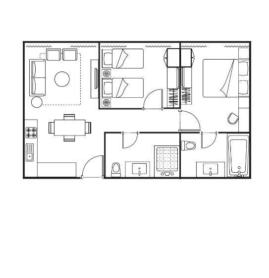 2 Bedroom Premium Apartment, Somerset Kencana Jakarta