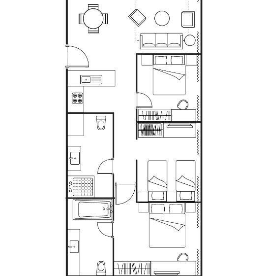 3 Bedroom Premium Apartment, Somerset Kencana Jakarta