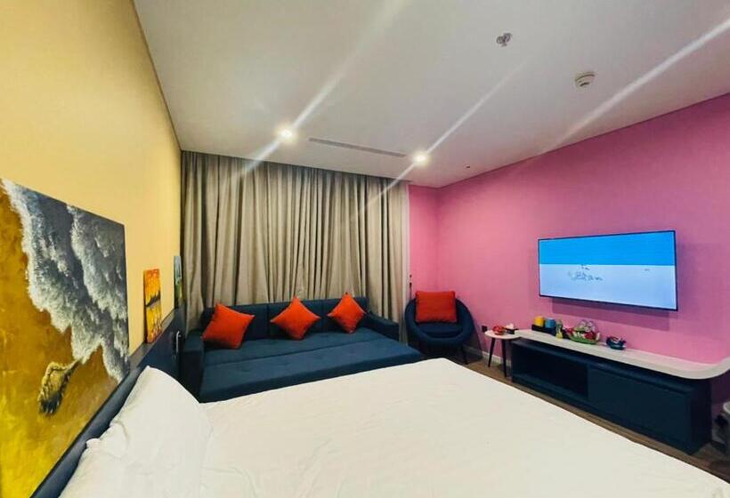آپارتمان 1 خوابه با چشم‌انداز دریا, Flamingo Ibiza Hải Tiến   Ib527