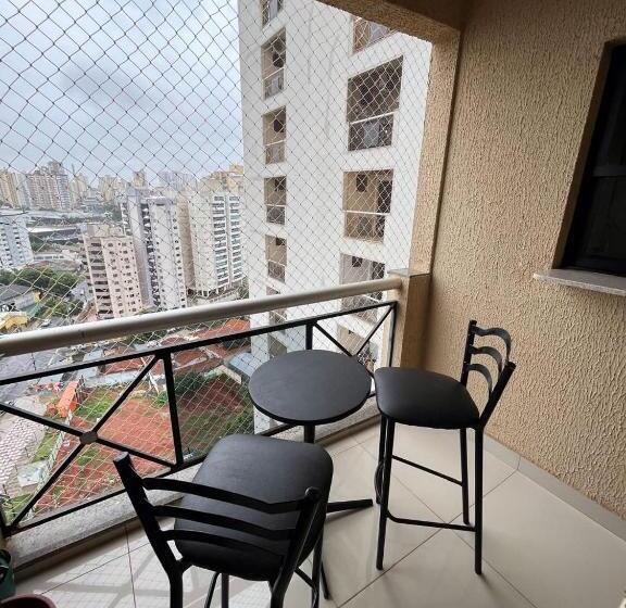 آپارتمان 1 خوابه با بالکن, Flat Condomínio Crystal Place 1407