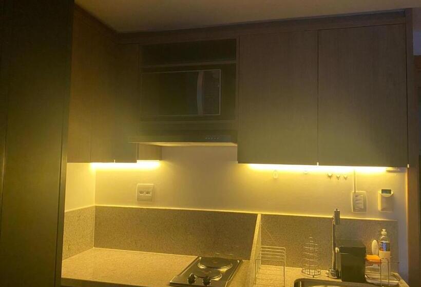 آپارتمان 1 خوابه با چشم‌انداز استخر, Flat Hotel   Próximo Ao Aeroporto De Brasília