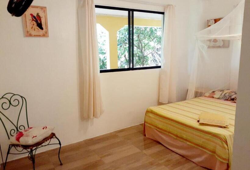 اتاق استاندارد با چشم‌انداز باغ, La Hacienda Hostel