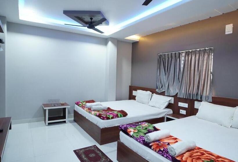 اتاق استاندارد چهار تخته, Diya Lodge !! Near Toy Train Park !! New Digha !!