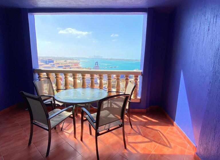آپارتمان 2 خوابه با چشم‌انداز دریا, Porto Marina Hotel Chalet Seaview   شاليه فندقي بورتو مارينا مارينا 3 الساحل الشمالي فيو بحر و بحيرة