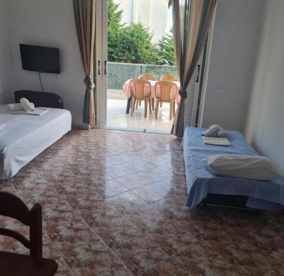 اتاق استاندارد با بالکن, Antigoni Bellavista Suites