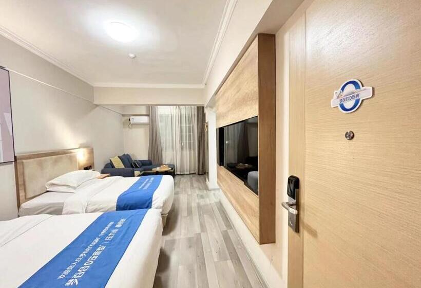 اتاق لوکس, Yilong Yitang Hotel Kunming Railway Station Joy City Center