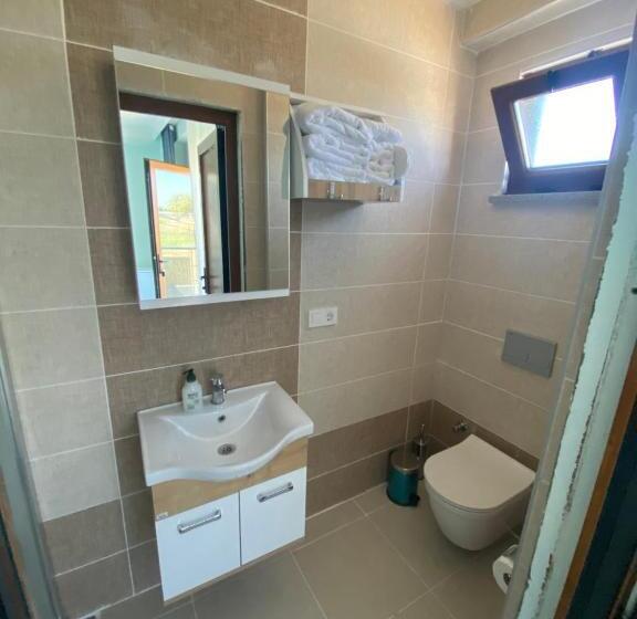 اتاق استاندارد چهار تخته با چشم‌انداز دریا, Geyikli Paris Otel
