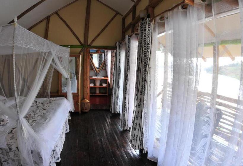 اتاق استاندارد با تخت بزرگ, Lake Bunyonyi Rock Resort