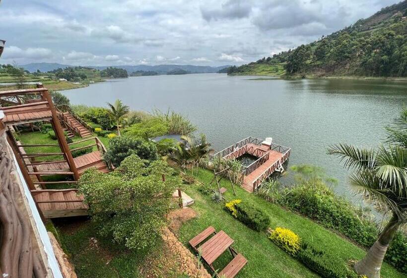 اتاق استاندارد با تخت بزرگ, Lake Bunyonyi Rock Resort