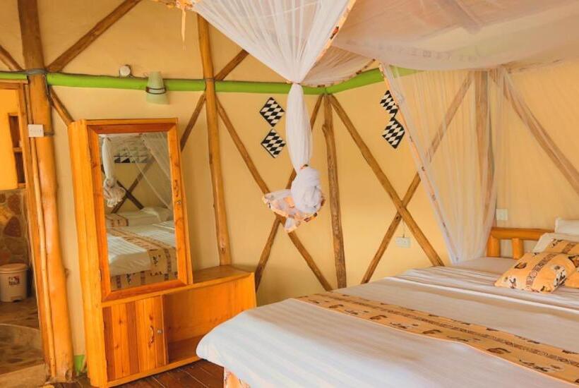 اتاق استاندارد با تخت بزرگ, Lake Bunyonyi Rock Resort