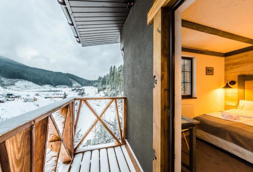 اتاق استاندارد با بالکن, Chalet Crepdechine