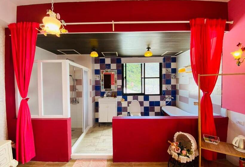 اتاق استاندارد با چشم‌انداز دریا, 綠島寧靜海潛水 城堡館 Twinkleocean Diving Hostel