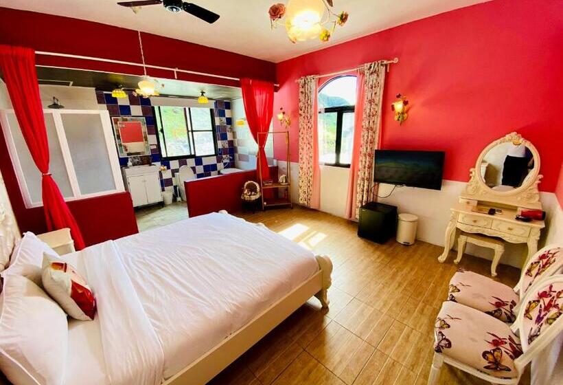 اتاق استاندارد با چشم‌انداز دریا, 綠島寧靜海潛水 城堡館 Twinkleocean Diving Hostel