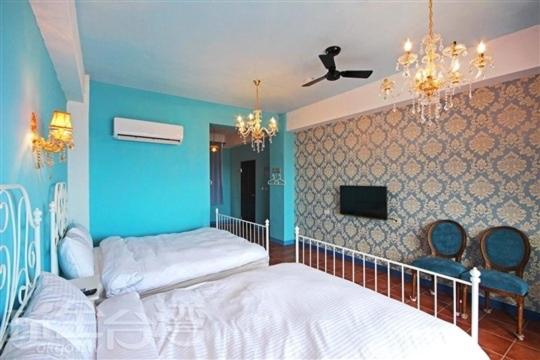 اتاق استاندارد چهار تخته با چشم‌انداز دریا, 綠島寧靜海潛水 城堡館 Twinkleocean Diving Hostel