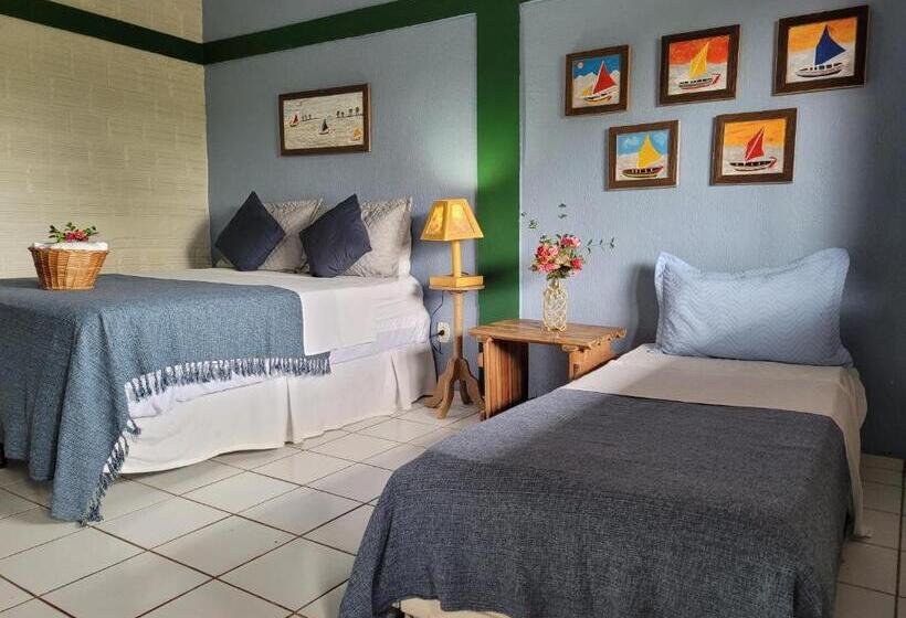 اتاق استاندارد چهار تخته, Pousada Vila Do Mar