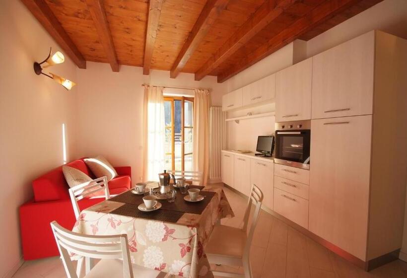 آپارتمان 1 خوابه همکف, Villaggio Delle Alpi