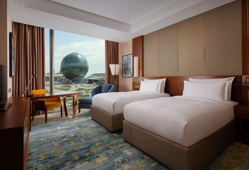 اتاق لوکس با چشم‌انداز, Hilton Hotel & Convention Jabal Omar Makkah