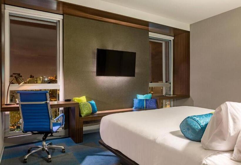 اتاق استاندارد با تخت بزرگ, Aloft Montevideo Hotel Marriott International