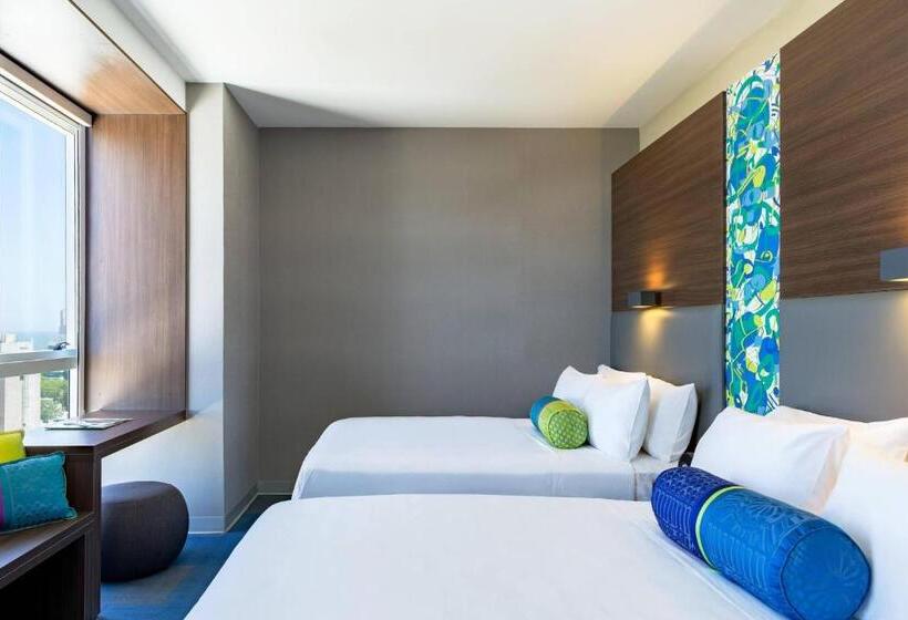 اتاق استاندارد با چشم‌انداز شهر, Aloft Montevideo Hotel Marriott International