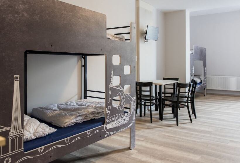 تختخواب در اتاق مشترک, a&o Copenhagen Nørrebro