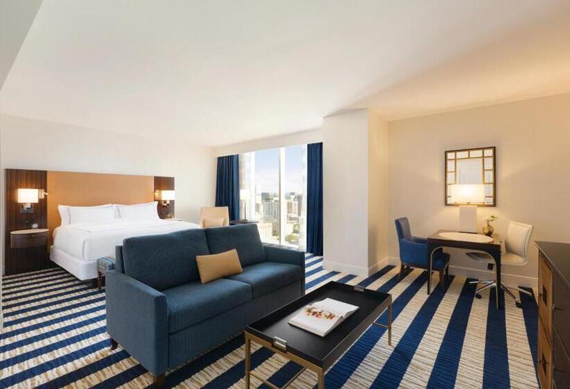 带大床的小型套房, Fairmont Austin