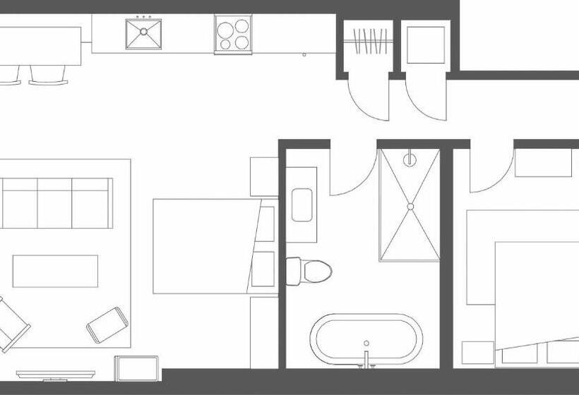 اتاق استاندارد, Lokal Hotel Old City