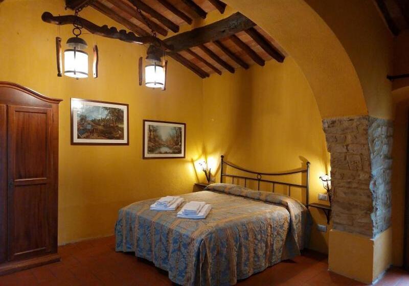 اتاق استاندارد با تخت بزرگ, La Rimbecca Greve In Chianti Country Apartments & Rooms