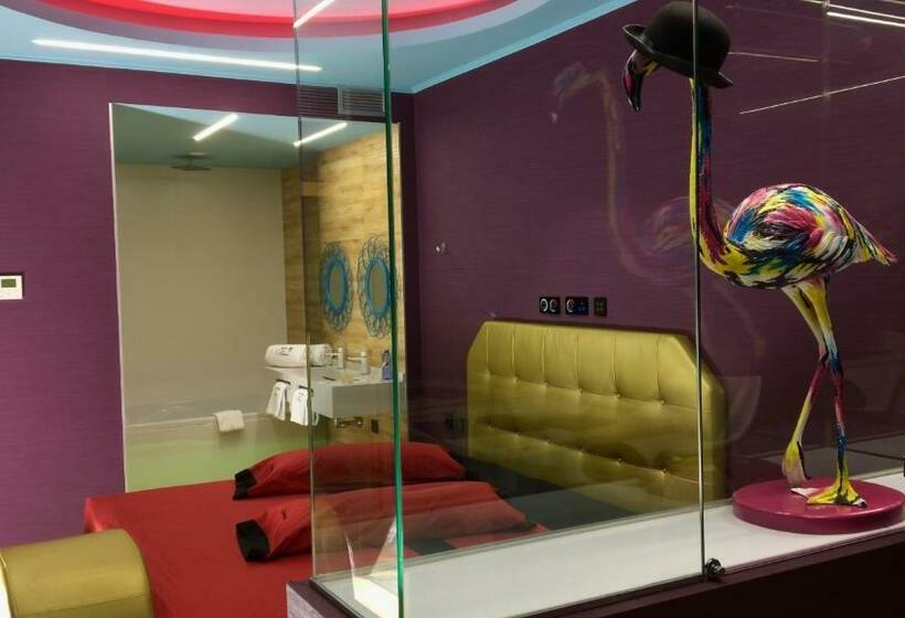 اتاق استاندارد با تخت بزرگ, Motel Venus Madrid Norte