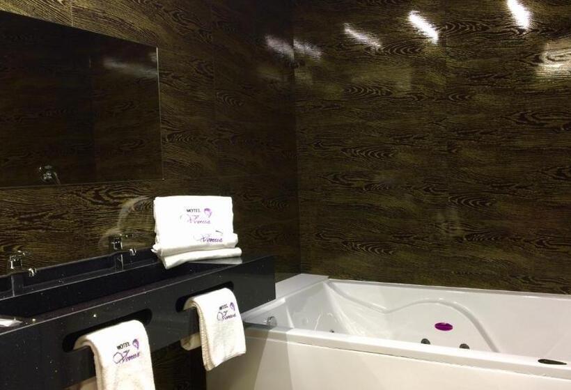 اتاق استاندارد با تخت بزرگ, Motel Venus Madrid Norte