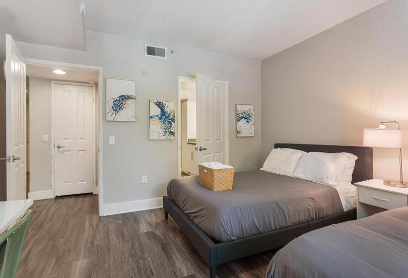 اتاق استاندارد با بالکن, Santa Monica 2bedrooms Pool&gym&free Parking