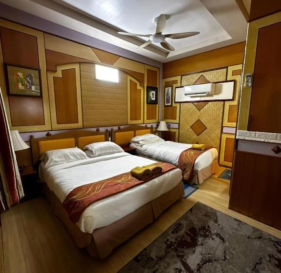 اتاق استاندارد سه تخته با چشم‌انداز باغ, Shari La Perhentian Island Resort