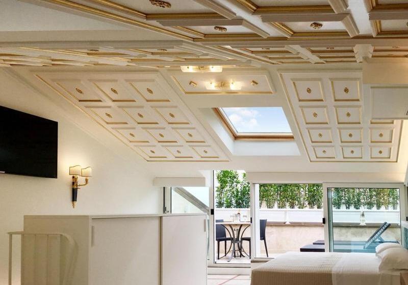 سوئیت با وان آب گرم, Queen Suite Di Opera Arte Rooms