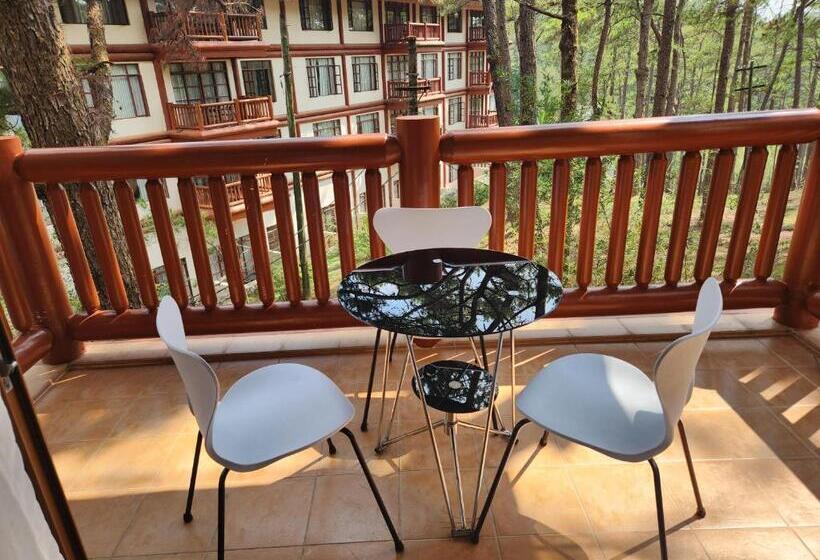 سوئیت جونیور با چشم‌انداز کوهستان, Camp John Hay Lodge 200